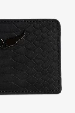 Zadig & Voltaire ZV Soft Savage Pass Card Case Black -Trendy Threads Deals lwsg01104 noir 4
