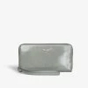 Zadig & Voltaire Compagnon Infinity Patent Wallet Silver