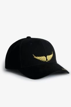 Zadig & Voltaire Head Over Heels Baseball Cap Black