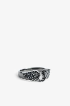 Zadig & Voltaire Rock Ring Shiny Gun 8 Zadig & Voltaire Rock Ring Shiny Gun -Trendy Threads Deals owjw00001 shiny gun 2