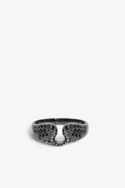 Zadig & Voltaire Rock Ring Shiny Gun