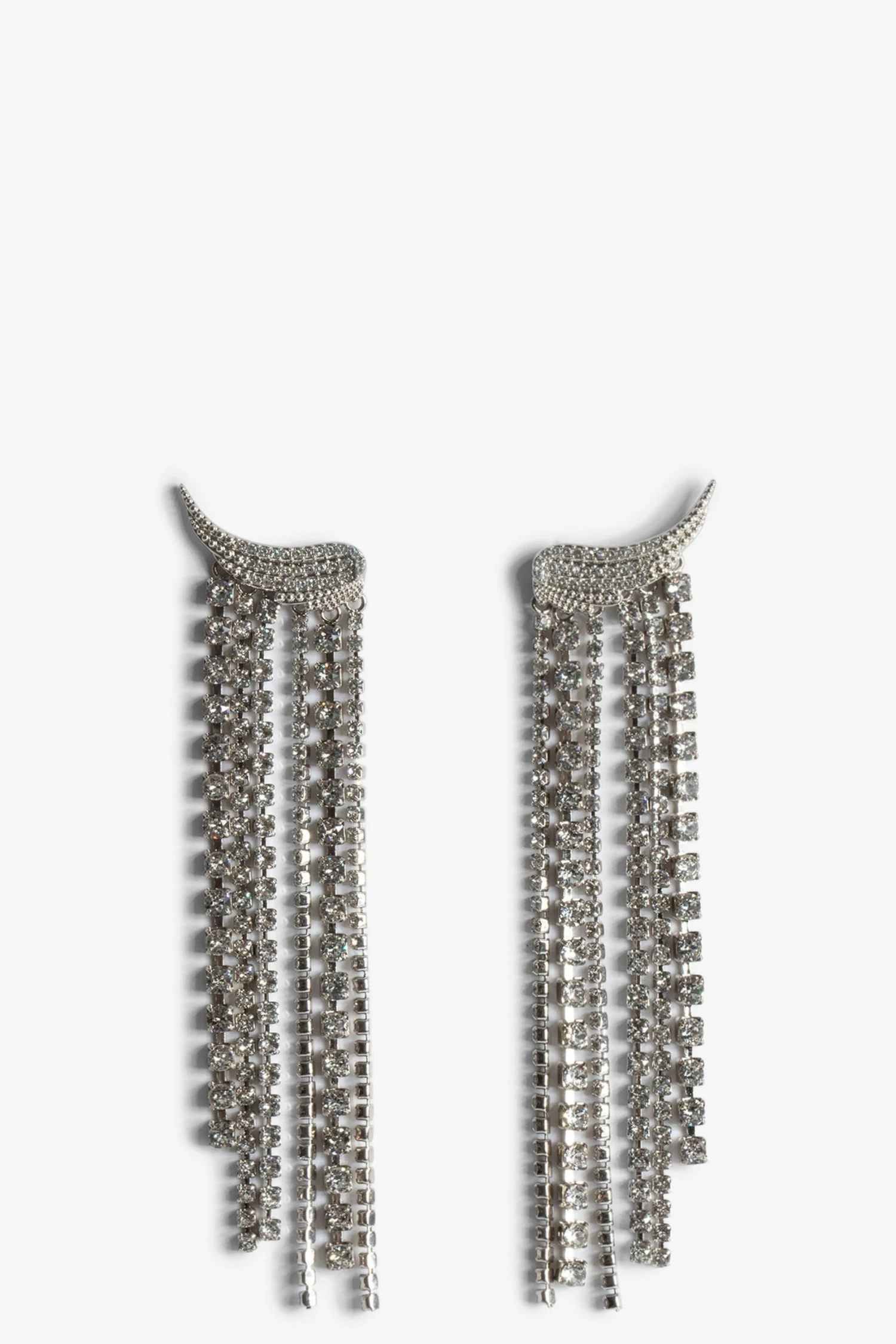 Zadig & Voltaire Rock Color Earrings Shiny Silver 3 Zadig & Voltaire Rock Color Earrings Shiny Silver