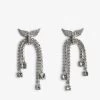 Zadig & Voltaire Rock Node Earrings Shiny Silver -Trendy Threads Deals owjw00589 shiny silver