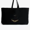 Zadig & Voltaire Overnight Tote Bag Black
