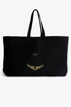 Zadig & Voltaire Overnight Tote Bag Black