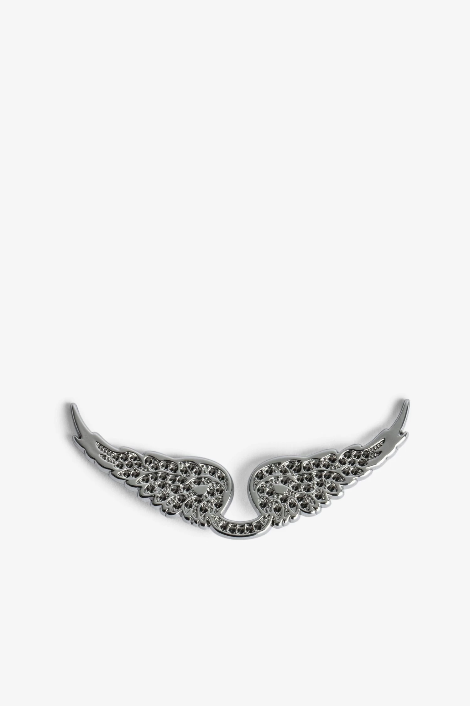 Zadig & Voltaire Swings Your Wings Diamanté Charm Shiny Silver Hematite 3 Zadig & Voltaire Swings Your Wings Diamanté Charm Shiny Silver Hematite