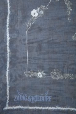 Zadig & Voltaire Kerry Scarf Ink -Trendy Threads Deals owsc00459 ink 3