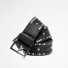 Zadig & Voltaire Starlight Belt Black -Trendy Threads Deals pwgac0901f noir 3