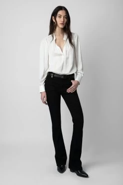 Zadig & Voltaire Tink Satin Tunic White