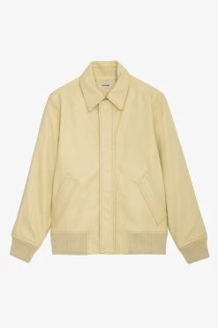 Zadig & Voltaire Kaia Leather Jacket Shea -Trendy Threads Deals rwow00212 shea