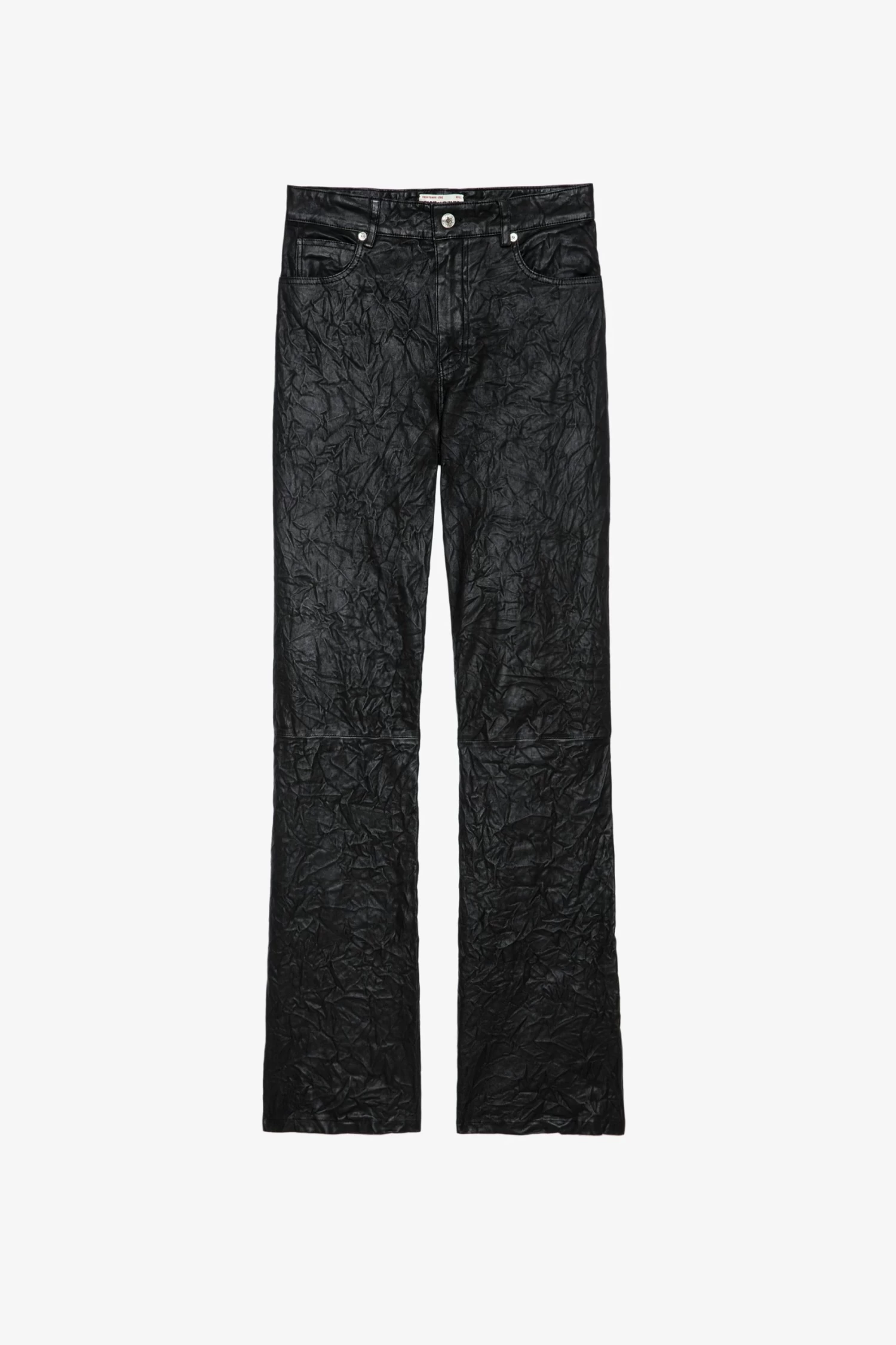 Zadig & Voltaire Evy Crinkled Leather Pants Black 7 Zadig & Voltaire Evy Crinkled Leather Pants Black - Image 5
