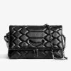 Zadig & Voltaire Rocky XL Mat Scale Bag Black 2 Zadig & Voltaire Rocky XL Mat Scale Bag Black -Trendy Threads Deals skab2015f noir