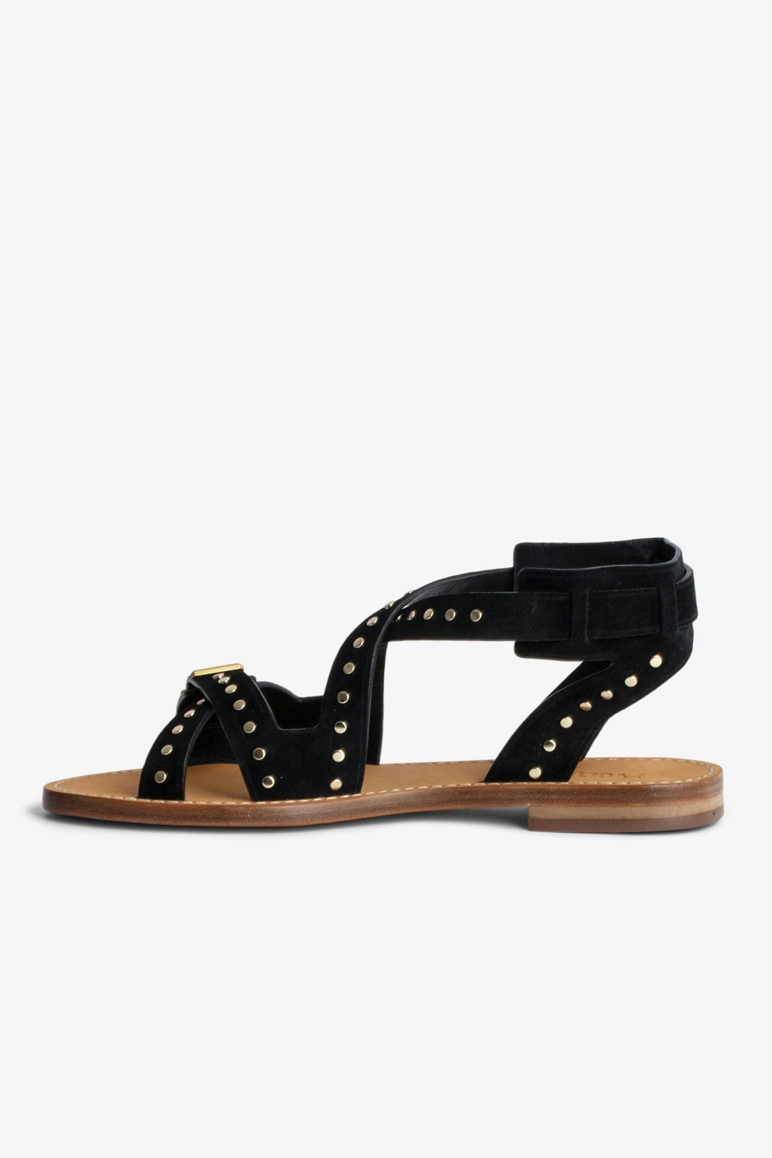 Zadig & Voltaire Cecilia Studs Caprese Sandals Black 6 Zadig & Voltaire Cecilia Studs Caprese Sandals Black - Image 4