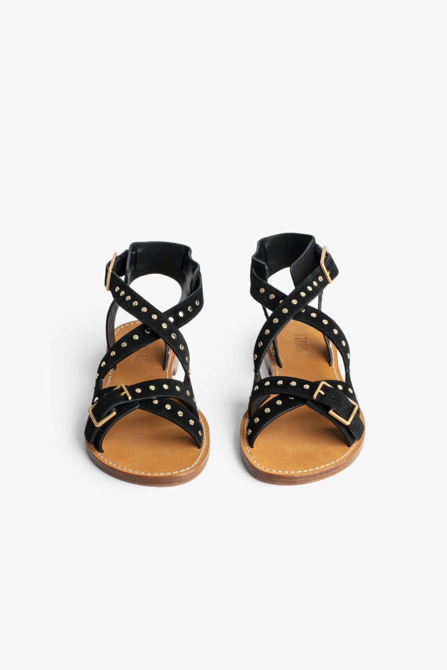 Zadig & Voltaire Cecilia Studs Caprese Sandals Black 4 Zadig & Voltaire Cecilia Studs Caprese Sandals Black - Image 2