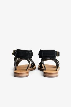 Zadig & Voltaire Cecilia Studs Caprese Sandals Black 9 Zadig & Voltaire Cecilia Studs Caprese Sandals Black -Trendy Threads Deals swct00771 noir 4