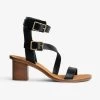 Zadig & Voltaire Cecilia Caprese Sandals Black -Trendy Threads Deals swct00773 noir 1