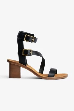 Zadig & Voltaire Cecilia Caprese Sandals Black