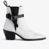 Zadig & Voltaire Tyler Ankle Boots Ice -Trendy Threads Deals swct00835 ice