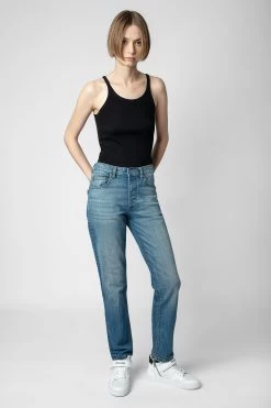 Zadig & Voltaire ZV1747 Mid Flash Smooth Sneakers White -Trendy Threads Deals swsn00416 blanc 9