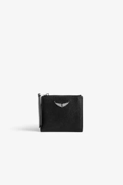 Zadig & Voltaire ZV Fold Coin Purse Black