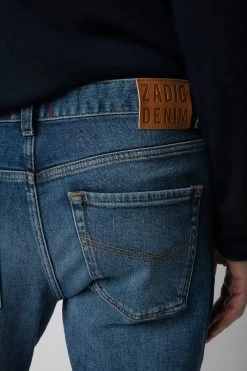 Zadig & Voltaire Steeve Jeans Medium Blue -Trendy Threads Deals wmje00003 medium blue 15