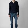Zadig & Voltaire Mick Jeans Medium Blue 2 Zadig & Voltaire Mick Jeans Medium Blue -Trendy Threads Deals wmje00010 medium blue 12