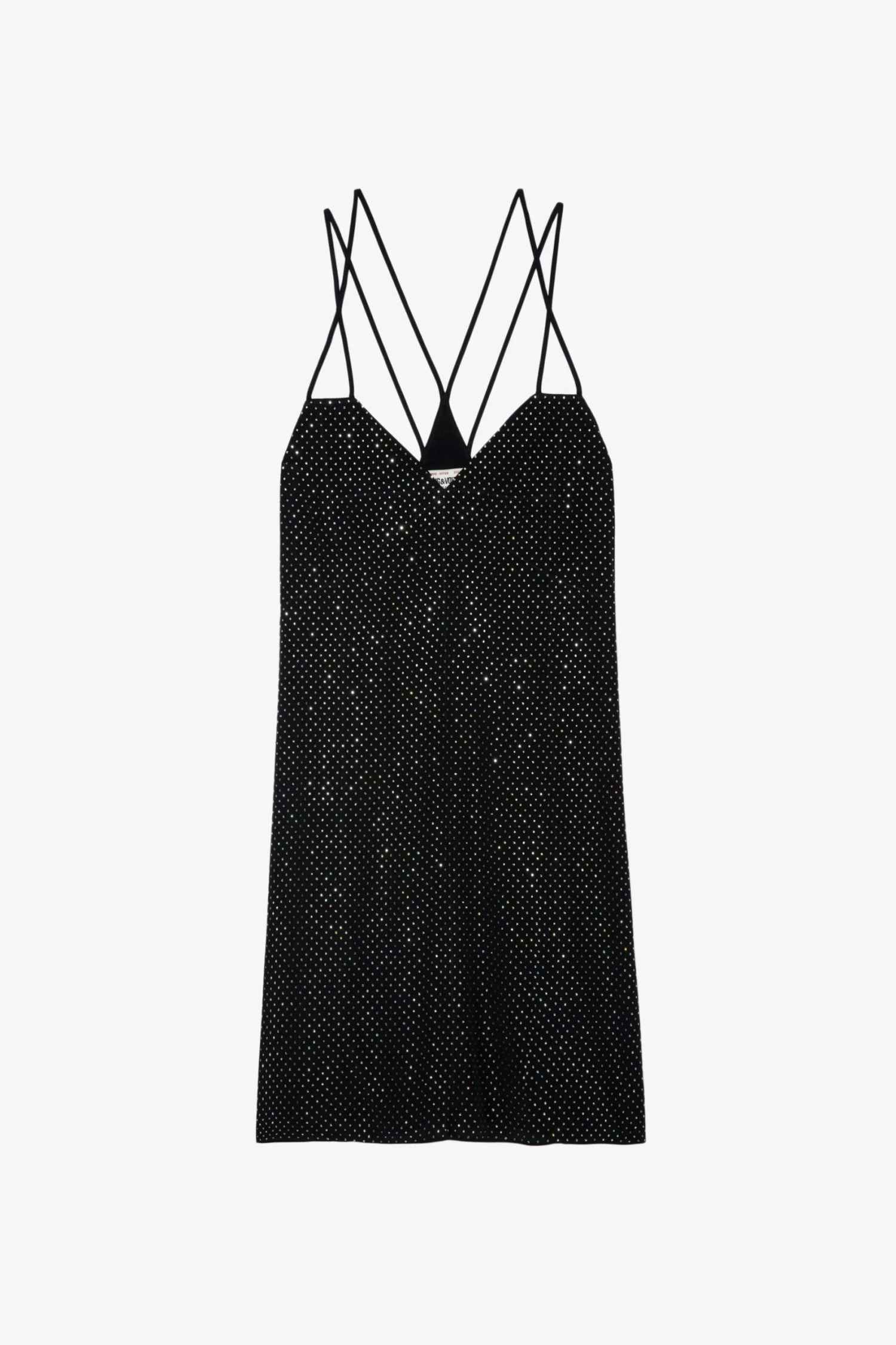 Zadig & Voltaire Rohana Diamanté Silk Dress Black 7 Zadig & Voltaire Rohana Diamanté Silk Dress Black - Image 5