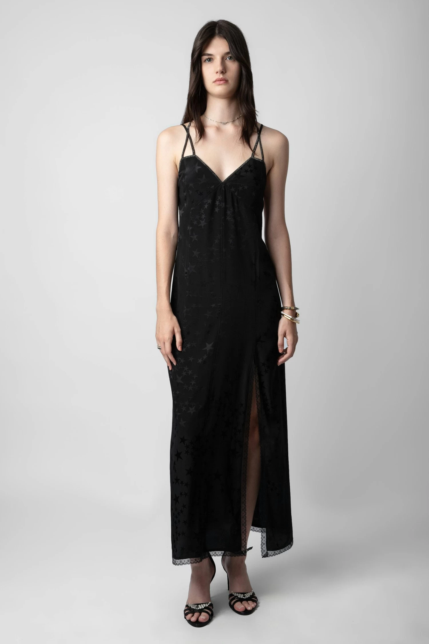 Zadig & Voltaire Rohal Silk Jacquard Dress Black 3 Zadig & Voltaire Rohal Silk Jacquard Dress Black