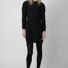 Zadig & Voltaire Racia Diamanté Dress Black 2 Zadig & Voltaire Racia Diamanté Dress Black -Trendy Threads Deals wwdr01290 noir 13 2