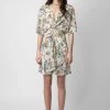 Zadig & Voltaire Rozom Silk Dress Vanille -Trendy Threads Deals wwdr01318 vanille 10