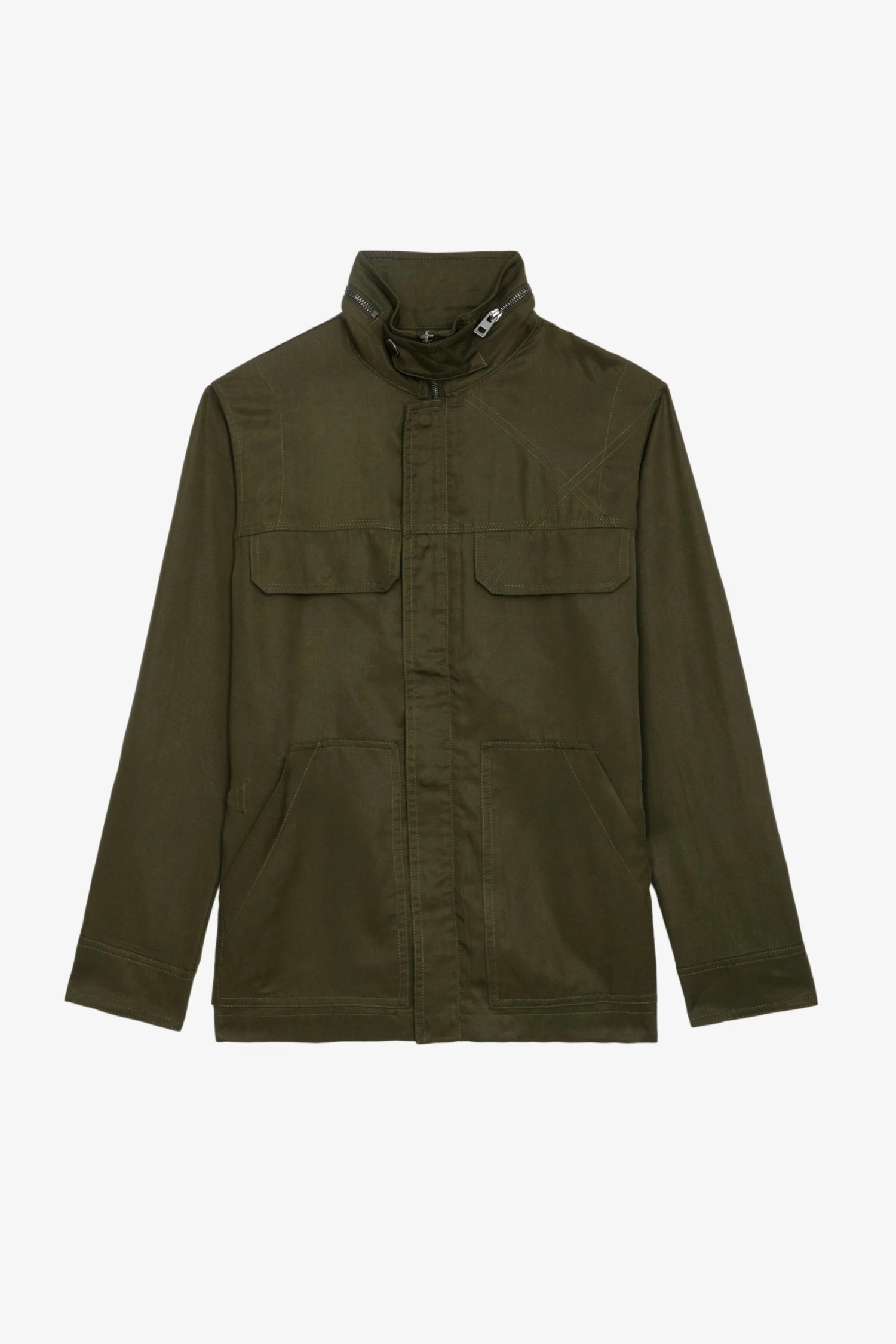Zadig & Voltaire Kayaka Military Jacket Wakame 9 Zadig & Voltaire Kayaka Military Jacket Wakame - Image 7