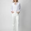 Zadig & Voltaire Pistol Pants White -Trendy Threads Deals wwpa00791 blanc 3