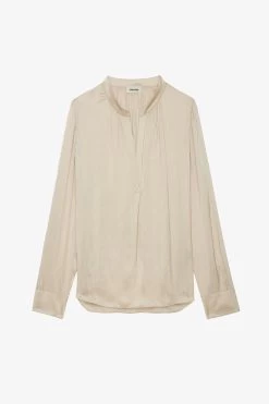 Zadig & Voltaire Tink Satin Blouse Scout -Trendy Threads Deals wwsh00021 scout